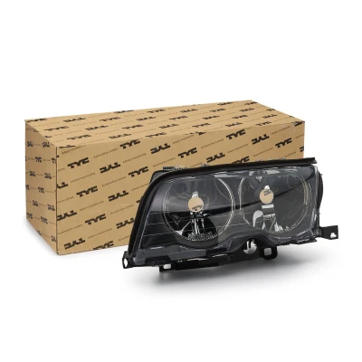 Imagem de TYC 20 0012 01 2 Farol Principal esquerda H7/H7 para circulação pela direita sem porta lâmpadas, com motor elétrico BMW: 3 Sedan, Touring