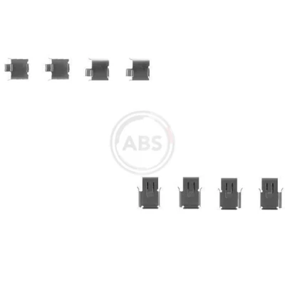 Imagem de A.B.S. 1171Q Kit de acessórios, pastilhas travão