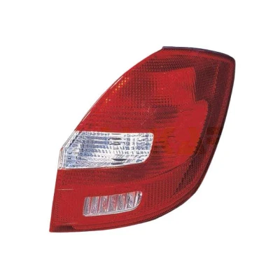 Imagem de ABAKUS 665 1914R LD UE Farolim à direita PY21W, P21W, R5W Vermelho sem porta lâmpadas, lâmpada SKODA: Fabia 2