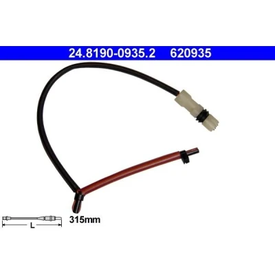 Imagem de ATE 24.8190 0935.2 Sensor de Desgaste Pastilha Freio PORSCHE: Cayman