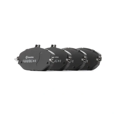 Imagem de BREMBO P 50 124 Jogo de pastilhas para travão disco preparado indicador aviso desgaste com parafusos pinça sem acessórios