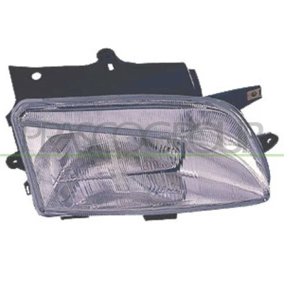 Imagem de PRASCO PG9044803 Farol Principal à direita H4 para circulação pela sem motor de regulação do alcance dos faróis PEUGEOT: Partner I Van