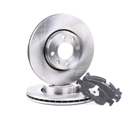 Imagem de MAPCO 47460 Kit de travões Eixo dianteiro ventilado com chapa anti ruído excl. contacto aviso desgaste