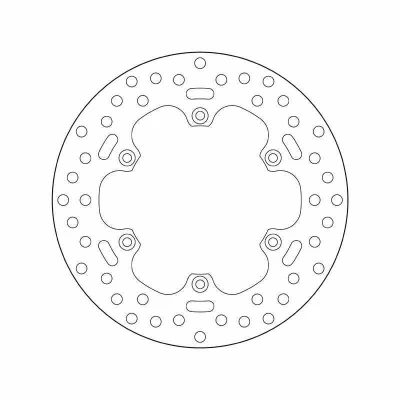 Imagem de BREMBO Disco de travão Fixed , Serie Oro à frente e atrás 220mm 4,5, 4.5mm 5 perfurado 68B407G2 Discos