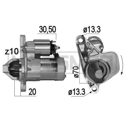 Imagem de Motor de arranque ERA 220847