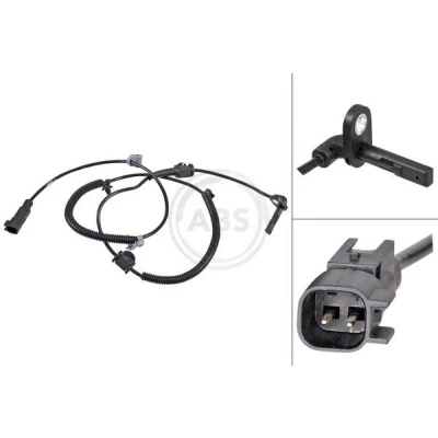 Imagem de A.B.S. 31718 Sensor de ABS activo 1210mm 1300mm 37mm preto OPEL: Insignia A Sports Tourer, Sedan