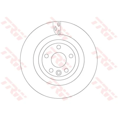 Imagem de TRW DF6706S Disco de travão 325 20 5 108 ventilado pintado JAGUAR: F Pace