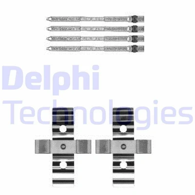 Imagem de DELPHI LX0604 Kit de acessórios, pastilhas travão RENAULT: CLIO 3, MEGANE 2, ABARTH: 500C / 595C 695C Cabrio