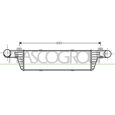 Imagem de PRASCO ME035N001 Intercooler MERCEDES BENZ: Classe E Sedan