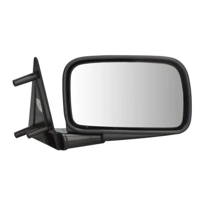 Imagem de espelho retrovisor Tyc 337 0101 à direita preto convexo, para regulação manual do VOLKSWAGEN: GOLF 2, Jetta 2