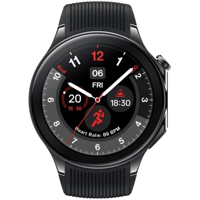 Imagem de OnePlus Watch 2 Preto (Preto Rubberen Correia)