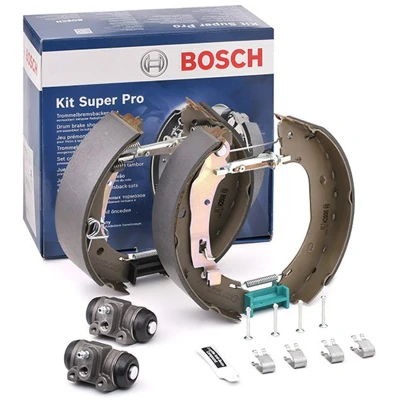 Imagem de BOSCH 0 204 114 646 Jogo de travões, travões tambor com acessórios, cilindro travão roda FIAT: Ducato II Van, Minibus