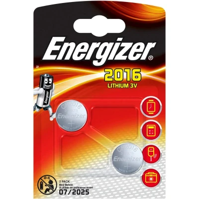 Imagem de Energizer Pilhas de Lítio CR2016 2 Unidades