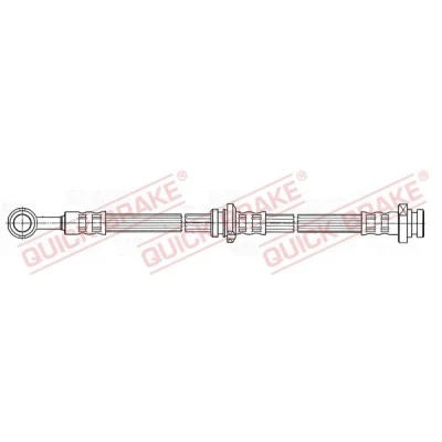 Imagem de QUICK BRAKE 59.908 Mangueira de Travão 600mm com rosca interior