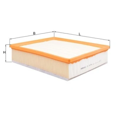 Imagem de MAHLE ORIGINAL LX 4479 Filtro de ar 70,3 246 291,6 Cartucho filtrante VOLKSWAGEN: Crafter Van