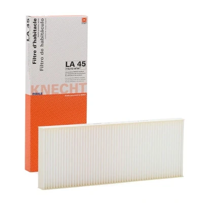 Imagem de MAHLE ORIGINAL LA 45 Filtro, ar do habitáculo Filtro de partículas 386,0mm 146mm 27,0mm VOLKSWAGEN: GOLF 4, 6, Passat B5 GP Variant