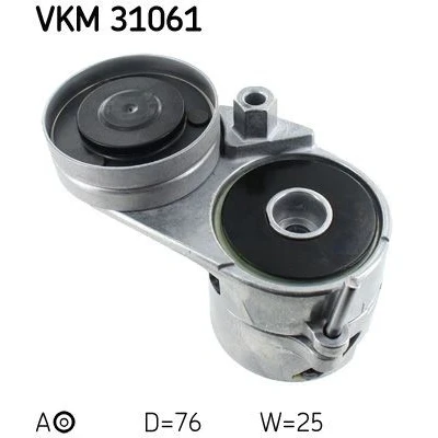 Imagem de SKF VKM 31061 Polia Tensora AUDI: A4 B6 Sedan, A6 C5 Avant, VOLKSWAGEN: Passat B5 GP Variant, Sedan