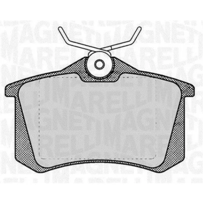 Imagem de MAGNETI MARELLI 363916060131 Jogo de pastilhas para travão disco VOLKSWAGEN: Golf 4, 7, 5, AUDI: A3 Hatchback, A4 B6 Avant, B5 Avant