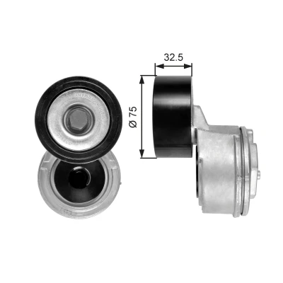 Imagem de GATES T38640 Tensor da Correia Micro V UNIQUE FIT