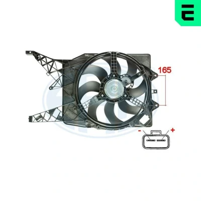 Imagem de ERA 352059 Ventilador de Radiador 12 OPEL: Corsa D Hatchback