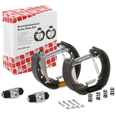 Imagem de FEBI BILSTEIN 37562 Jogo de travões, travões tambor Eixo traseiro com cilindro travão roda, acessórios, material montagem