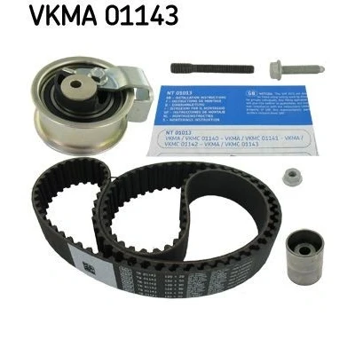 Imagem de SKF VKMA 01143 Jogo de correias dentadas 120 com perfil dentado arredondado VOLKSWAGEN: Golf 4 Variant, 4, Sharan I, AUDI: A6 C5 Avant