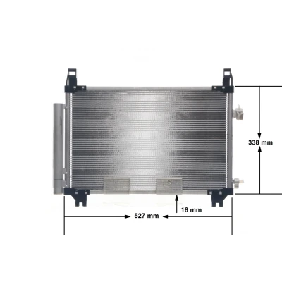 Imagem de MAHLE ORIGINAL AC 806 000S Condensador com secador, sem interruptor de pressão 16 10,15 488 TOYOTA: Yaris II Hatchback, Auris Hatchback