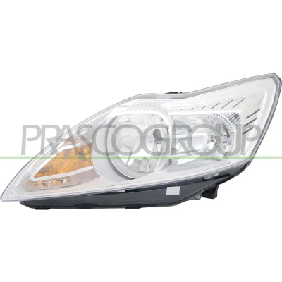 Imagem de PRASCO FD4264904 Farol Principal esquerda H7, H1 crómio com motor de regulação do alcance dos faróis FORD: Focus 2 Kombi, 2, Limousine