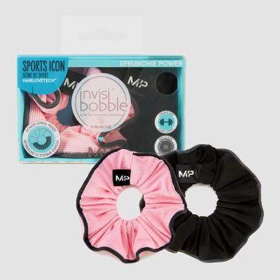 Imagem de MP X Invisibobble® Reflective Power Sprunchie Black/Pink 2 PACK