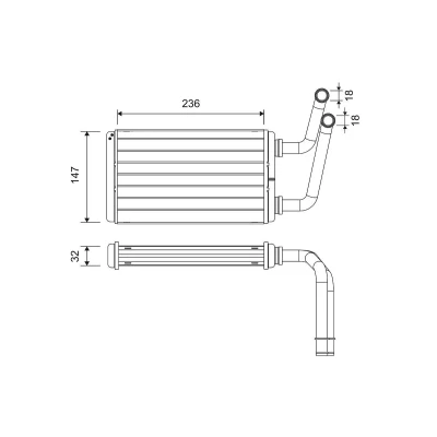 Imagem de VALEO 811528 Radiador Quente