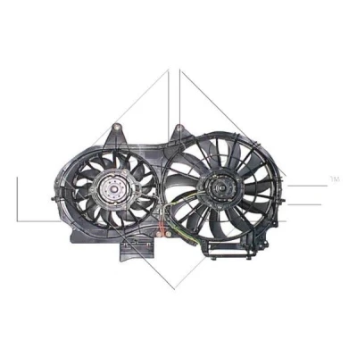 Imagem de NRF 47205 ventilador de radiador 380 12 320/200 com estrutura do (caixilho) AUDI: A4 B7 Sedan, B6 A6 C5 Avant