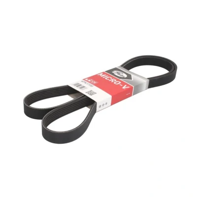 Imagem de GATES 6PK1730 Correia trapezoidal estriada 1730 6 Poliéster, EPDM (borracha de etileno propileno dieno) FleetRunner Micro V