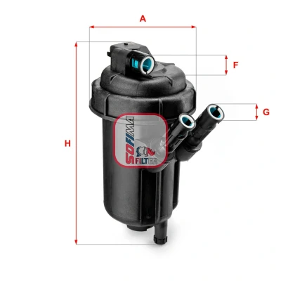 Imagem de SOFIMA S 5116 GC Filtro de Combustível Cartucho filtrante 10 OPEL: Corsa C Hatchback, С Van, Meriva A, SUZUKI: SWIFT 3, Splash, IGNIS 2