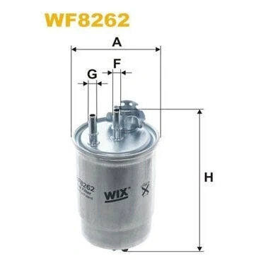 Imagem de WIX FILTERS WF8262 Filtro de Combustível dos tubos 8 FIAT: Punto II Hatchback, Doblo I Cargo, Strada Pick up