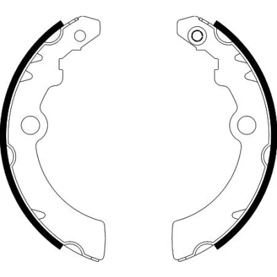 Imagem de TEXTAR 91075200 Maxilas de travão 180mm 26mm sem alavanca do mão com acessórios SUZUKI: Alto VII