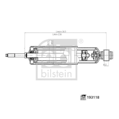 Imagem de FEBI BILSTEIN 193118 Amortecedor NISSAN: Cabstar