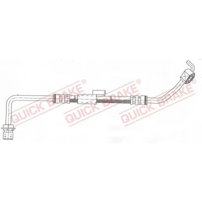 Imagem de QUICK BRAKE 50.946 Mangueira de Travão 430mm com rosca interior FORD: Transit Mk4 Van, Mk3 Camião plataforma/Chassis