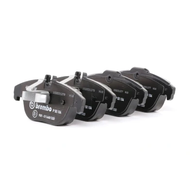Imagem de BREMBO P 50 104 Jogo de pastilhas para travão disco preparado indicador aviso desgaste com grampo do êmbolo sem acessórios