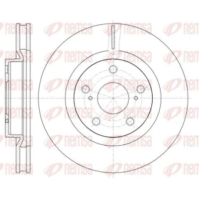 Imagem de REMSA 61189.10 Disco de travão Eixo dianteiro 296, 296 28 5 ventilado TOYOTA: Auris Hatchback, Carrinha, Camry VI Sedan