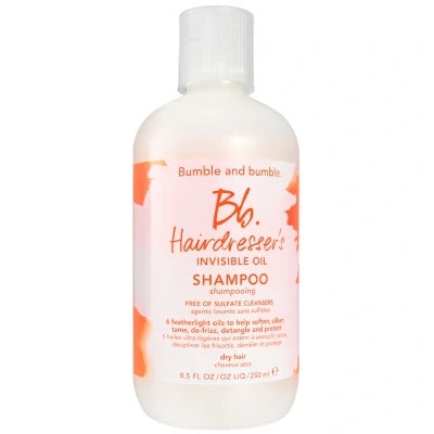 Imagem de Champô Hairdresser&#039;s Invisible Oil, sem sulfatos, da bumble and  250ml