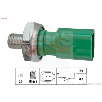 Imagem de EPS 1.800.204 Sensor Pressão do Óleo M10x1 0,4bar AUDI: A5 B8 Coupe, Q5, A4 Avant, VOLKSWAGEN: Polo V Hatchback, Scirocco III