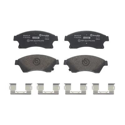 Imagem de BREMBO P 59 076X Jogo de pastilhas para travão disco com avisador sonoro desgaste chapa anti ruído acessórios OPEL: Astra J Hatchback