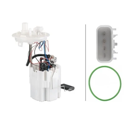 Imagem de HELLA 8TF 358 106 991 Unidade de alimentação combustível com junta, sensor nível regulador pressão elétrico