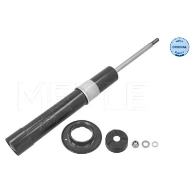 Imagem de MEYLE 126 624 0007 Amortecedor Eixo dianteiro Pressão do gás Tubo duplo Kit de conjunto mola/amortecedor cavilha em cima com placa mola