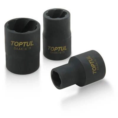 Imagem de TOPTUL GSN 09EB Kit de chaves parafusos angulares 1.5, 2, 2.5, 3, 4, 5, 6, 8, 10 Aço para ferramentas 9