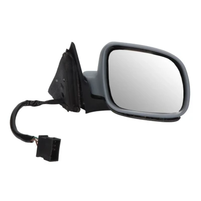 Imagem de espelho retrovisor Tyc 337 0037 à direita com subcapa preto convexo, aquecível, Caixa do pequena, para regulação eléctrica dos espelhos