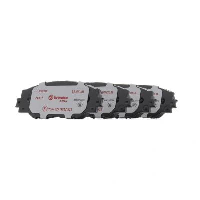 Imagem de BREMBO P 83 071X Jogo de pastilhas para travão disco excl. contacto aviso desgaste sem acessórios TOYOTA: Auris Hatchback, Hatchback