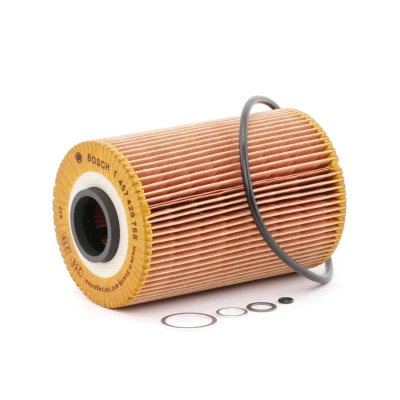 Imagem de BOSCH 1 457 429 755 Filtro de óleo com juntas Cartucho filtrante BMW: 5 Sedan, Touring, 7