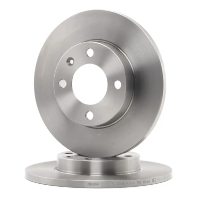 Imagem de DELPHI BG2116 Disco de travão 239 12 4 cheio oleado não tratado sem o rolamento da roda, anel sensor do ABS VOLKSWAGEN: GOLF 3, 2