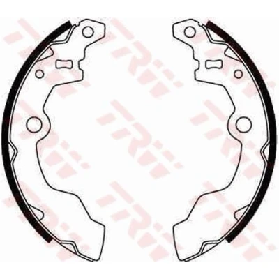 Imagem de Conjunto, sapatas de travão TRW GS8302